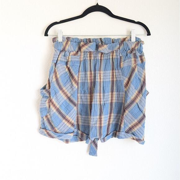 Free People Las Palmas Sailor Cotton Short Shorts in Riverside Combo, size XS - Picture 2 of 7